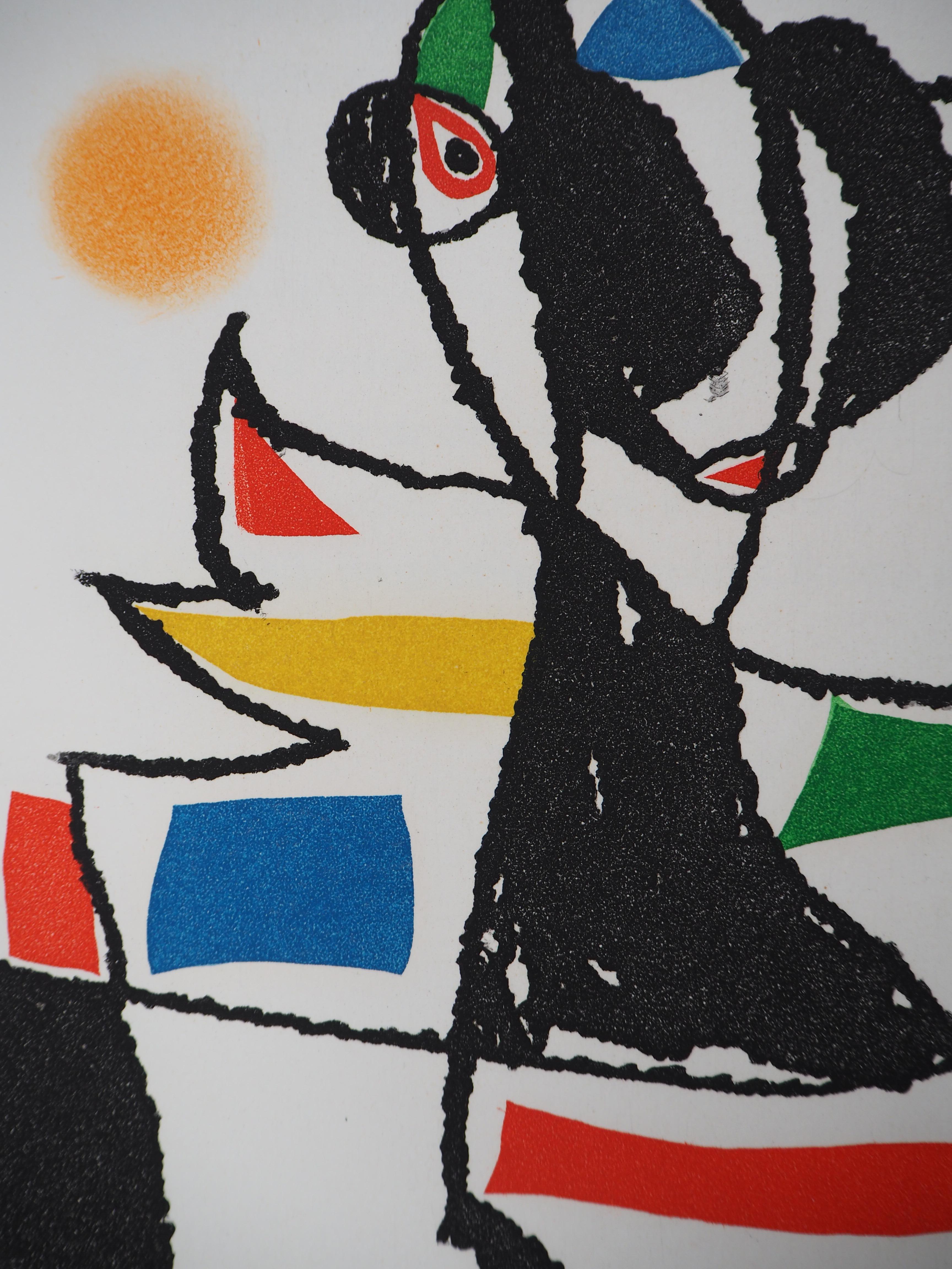 Marteau Sans Maitre VI - Original etching, 1976 - Abstract Print by Joan Miró