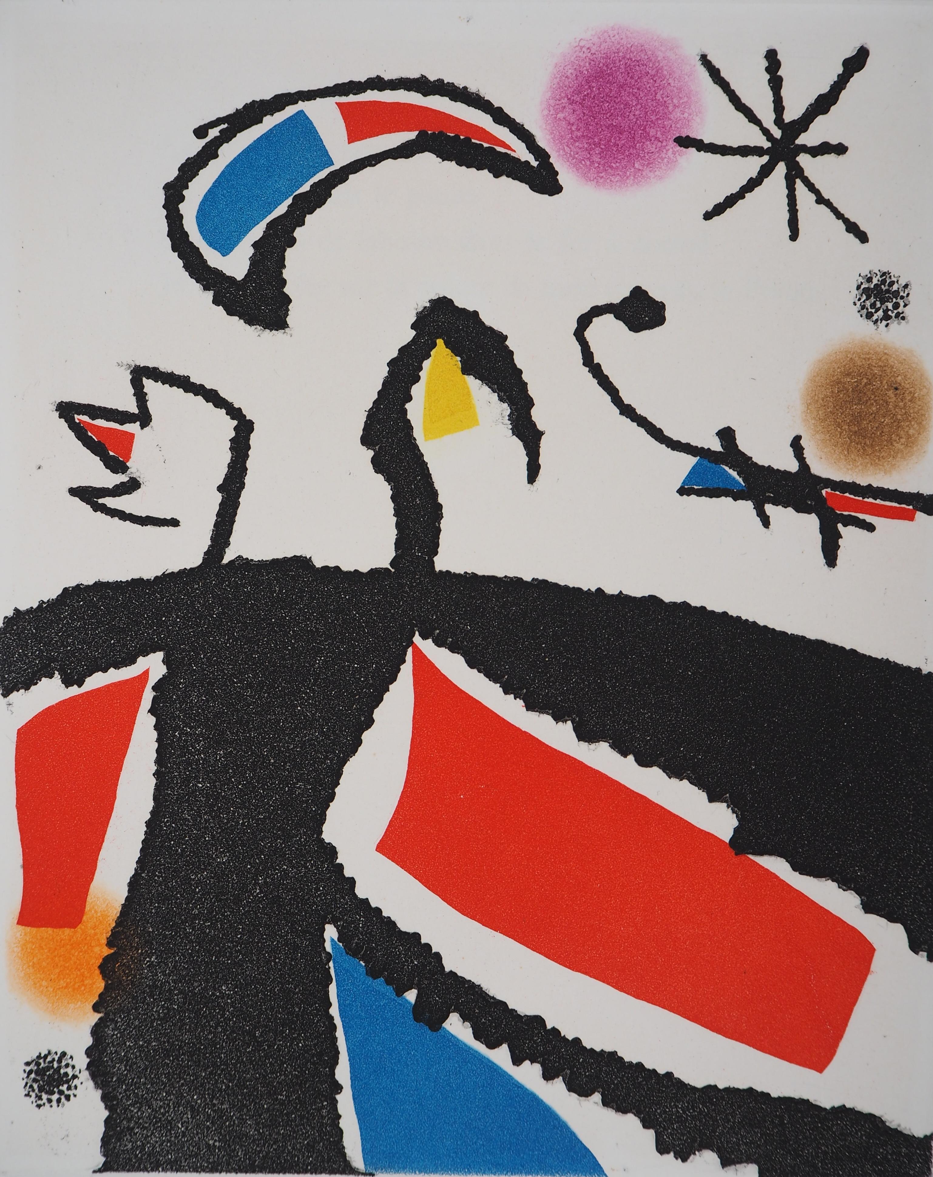 Marteau Sans Maitre XII - Original etching, 1976 - Print by Joan Miró