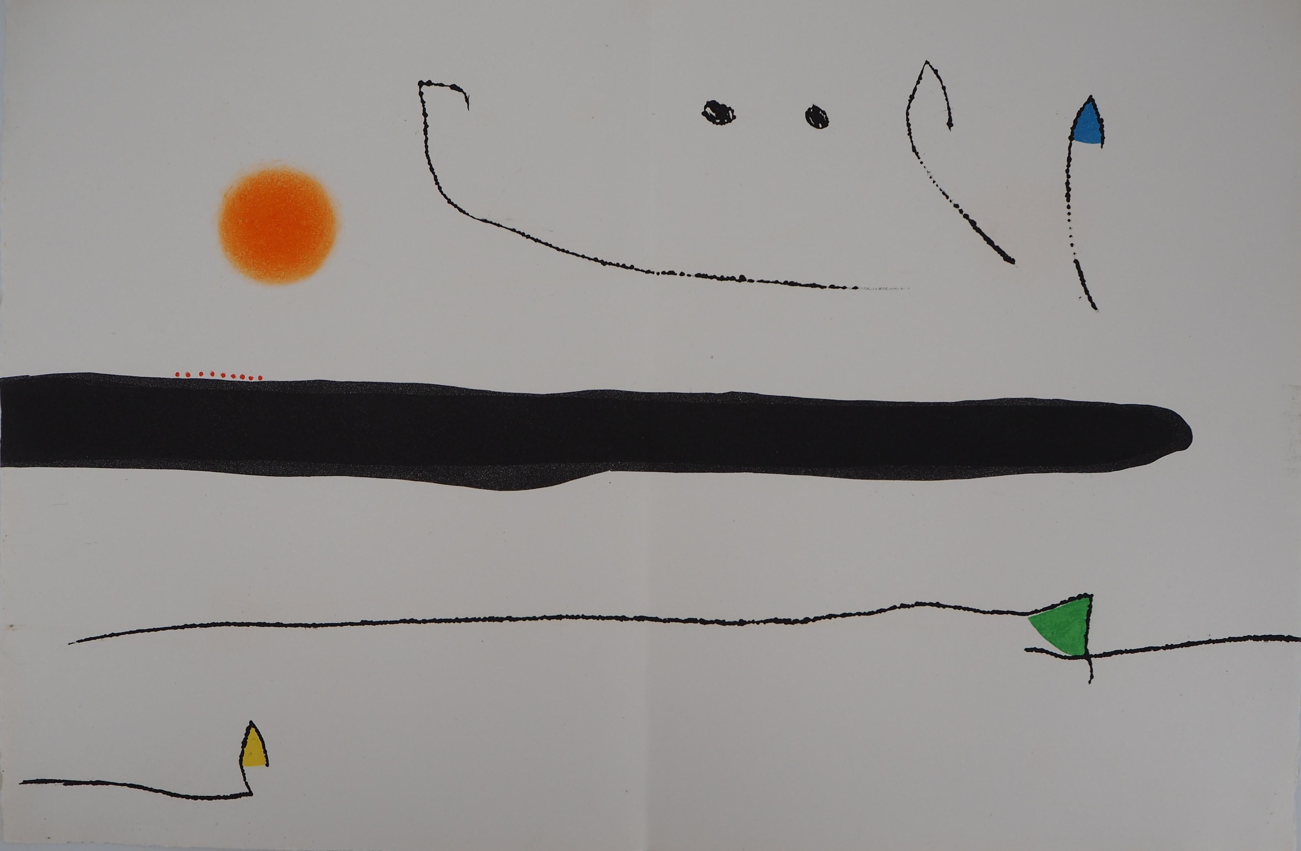 Joan Miró Abstract Print – Marteau Sans Maitre XX – Original-Radierung, 1976