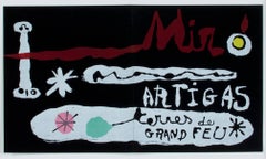 "Miro & Artigas - Sculpture in Ceramic Terres de Grand Feu" Original Lithograph