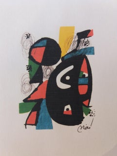 MIRO  Little La melodie acide. original lithograph painting.
