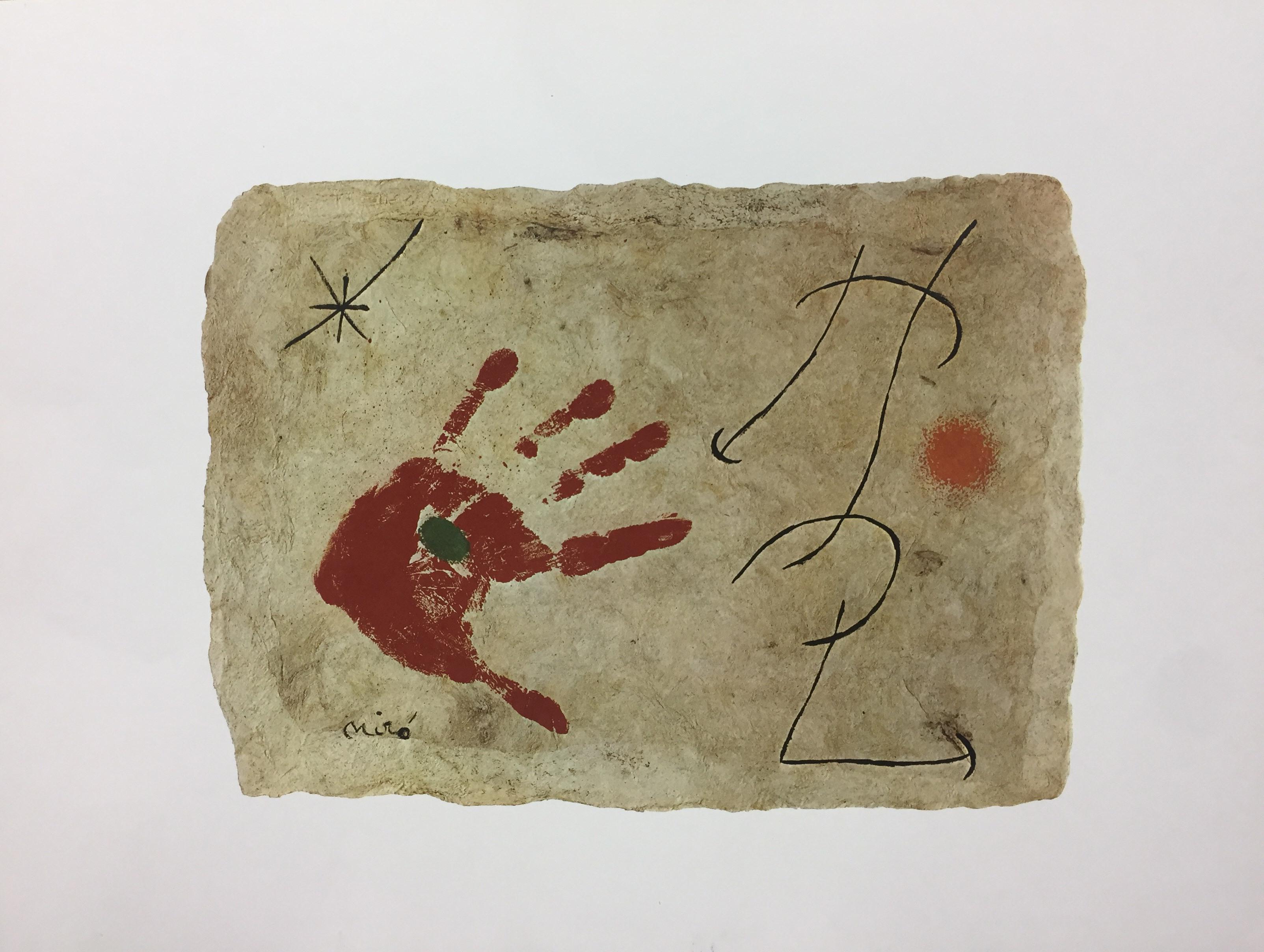 Miro  Lithographie – Print von Joan Miró