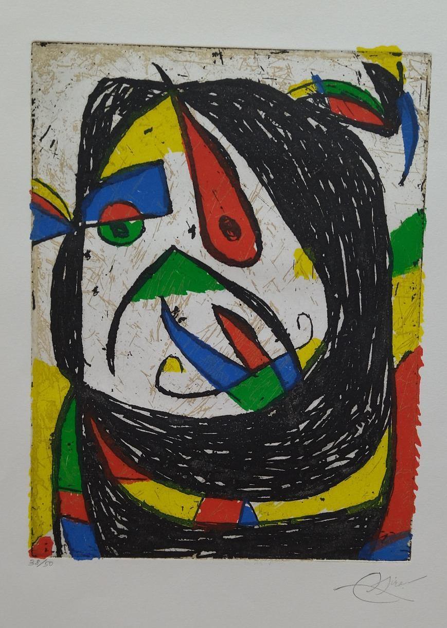Miro   Barb IV  Grabado vertical 7
