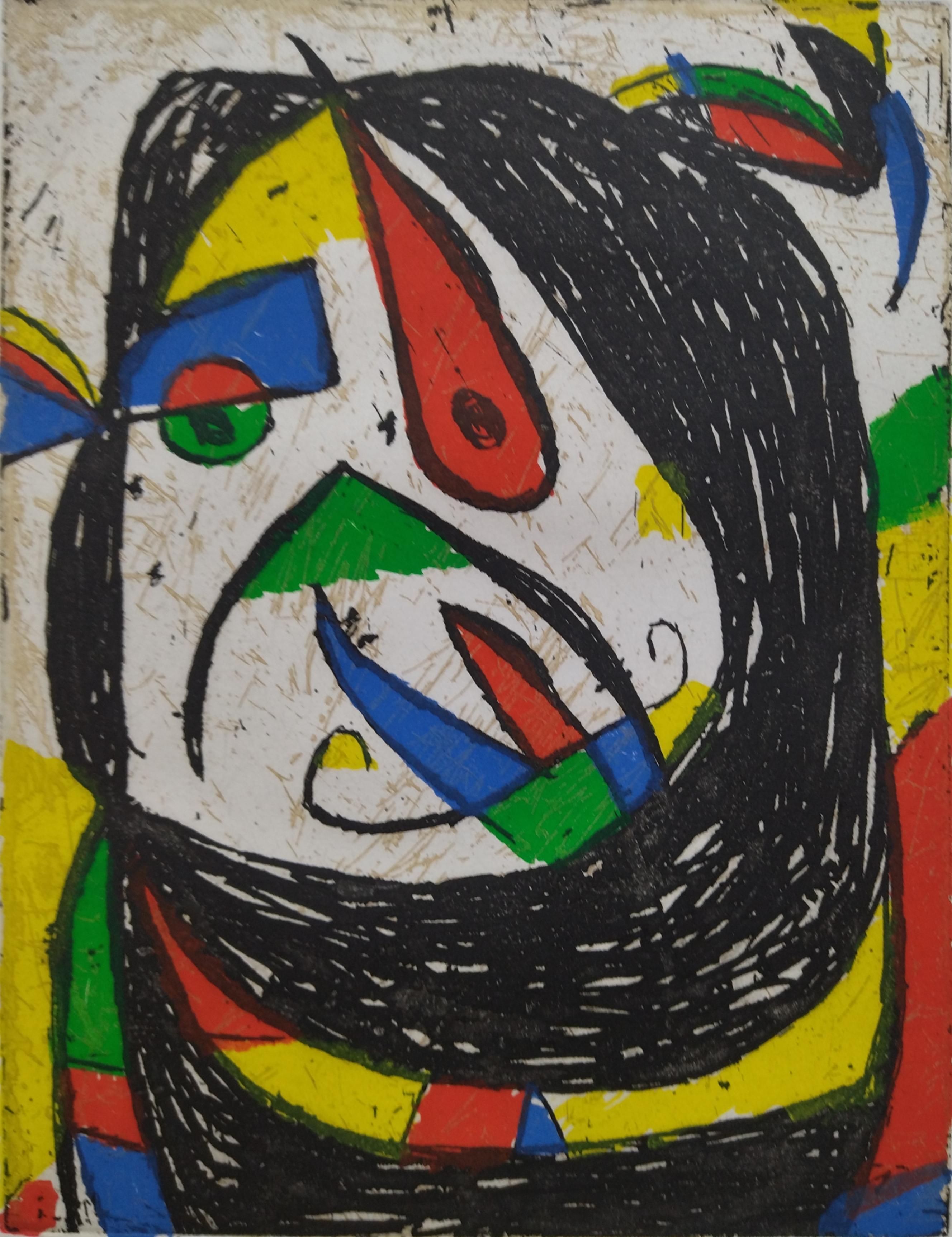 Miro   Barb IV  Grabado vertical 8