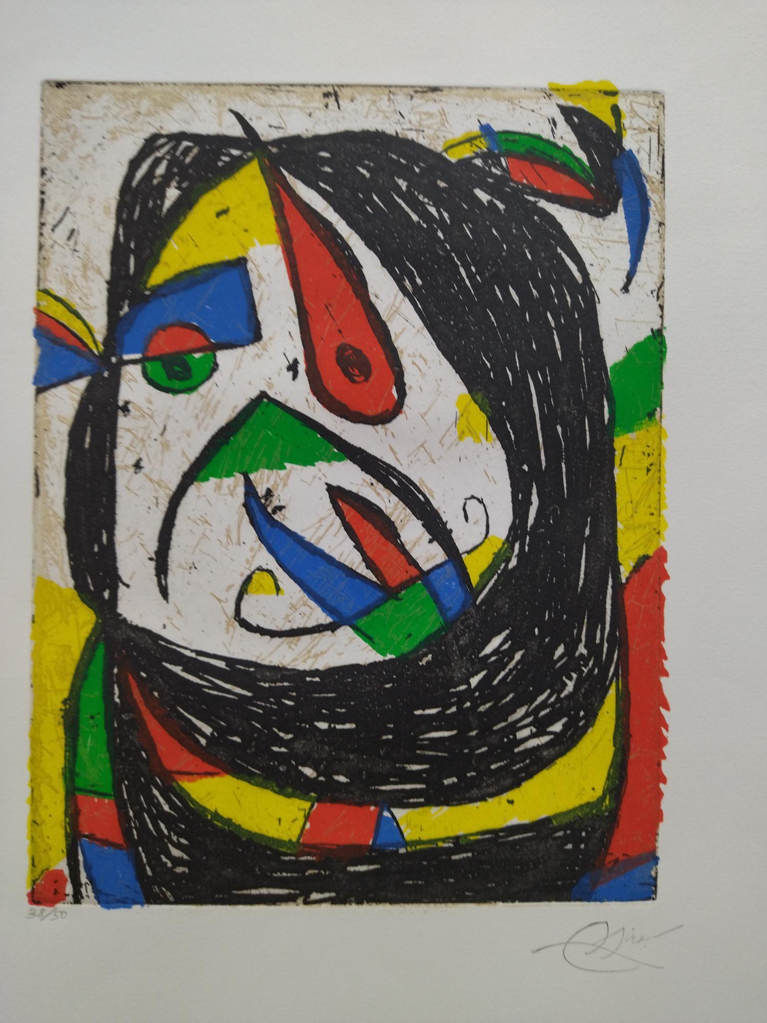 Miro   Barb IV  Grabado vertical 4