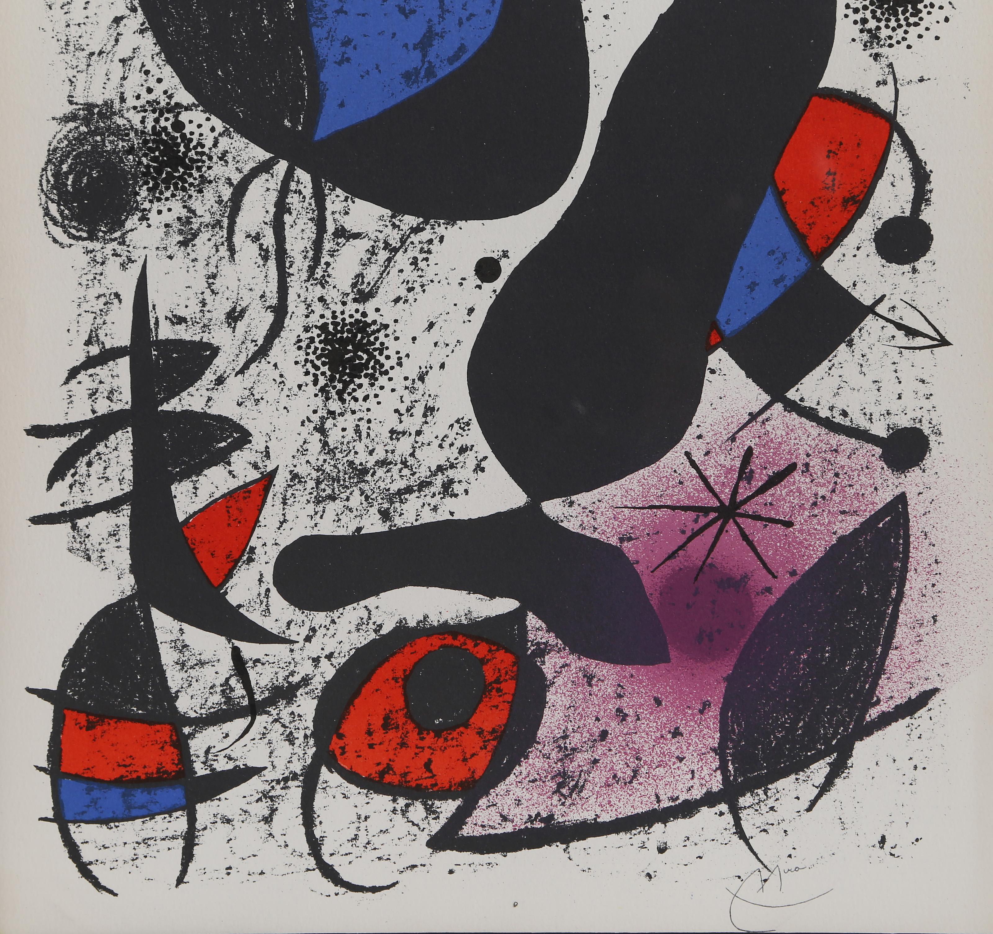 Miro a l'Encre I (Cramer 161), Litografía surrealista de Joan Miro - Print Surrealista de Joan Miró