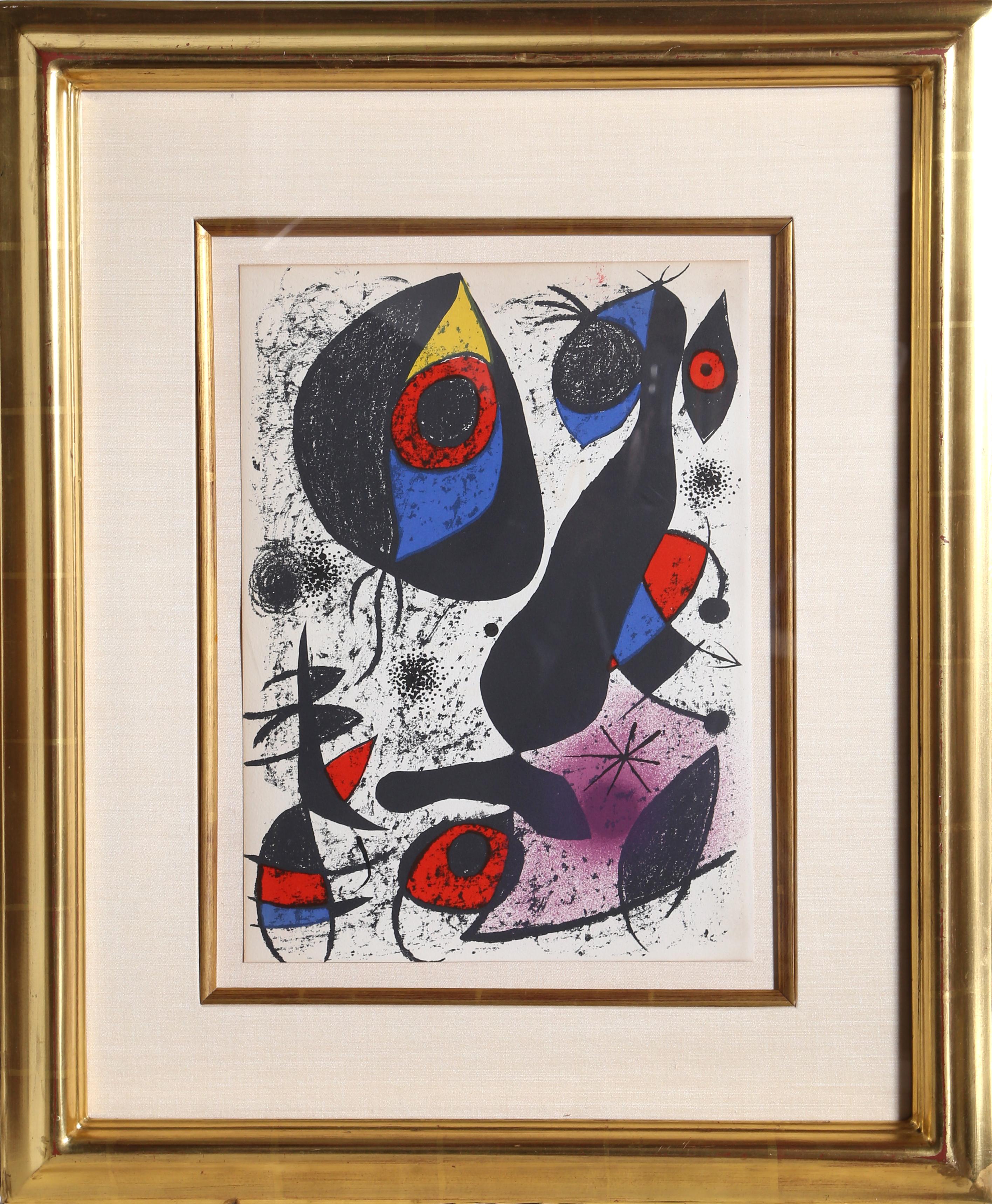 Miro a l'Encre I, Lithograph by Joan Miro 1972