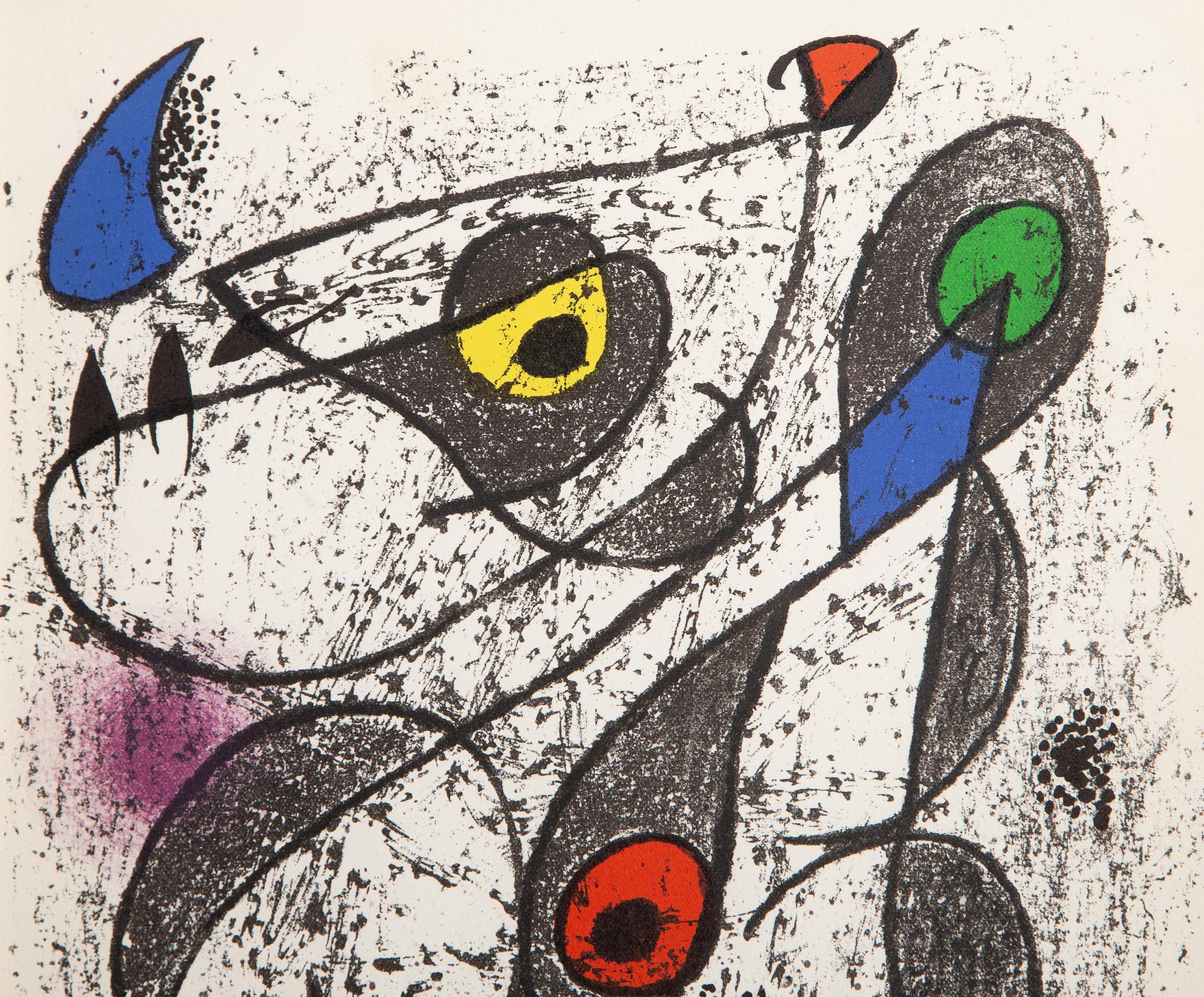 Miro à l'Encre II, lithographie surréaliste de Joan Miro - Print de Joan Miró