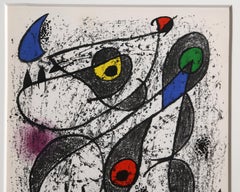 Miro a l'Encre II, surrealistische Lithographie von Joan Miro