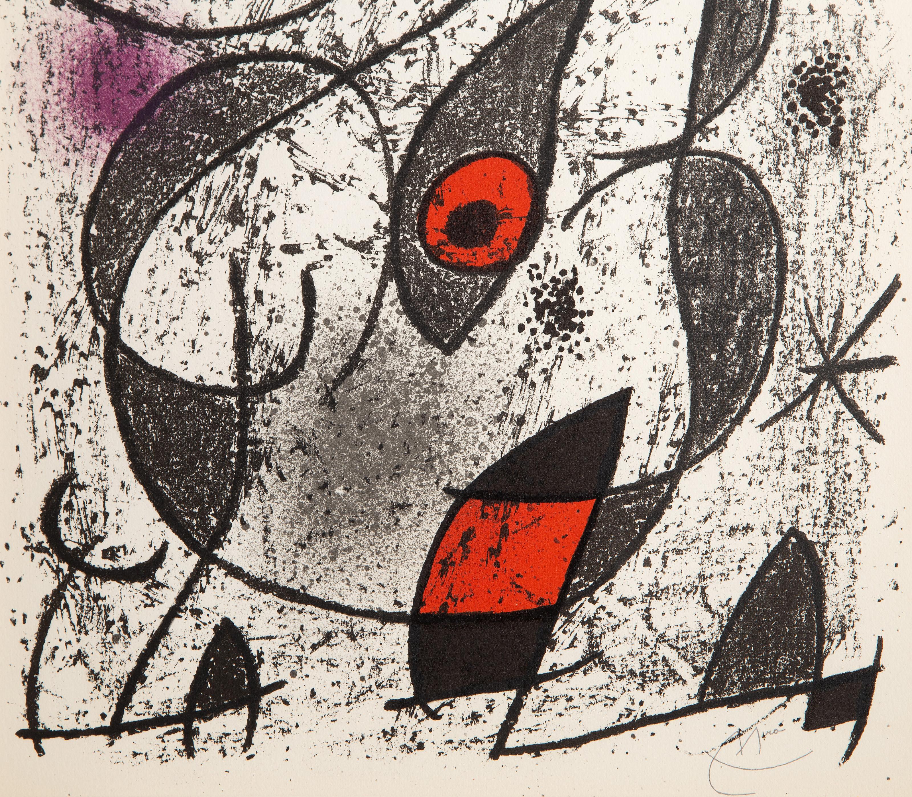 Miro à l'Encre II, lithographie surréaliste de Joan Miro - Surréalisme Print par Joan Miró
