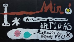 "Miro & Artigas - Sculpture in Ceramic Terres de Grand Feu" Original Lithograph