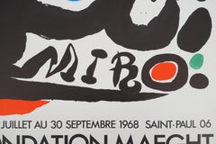 Miro at the Maeght Fondation - Original Signed Lithograph, 1968