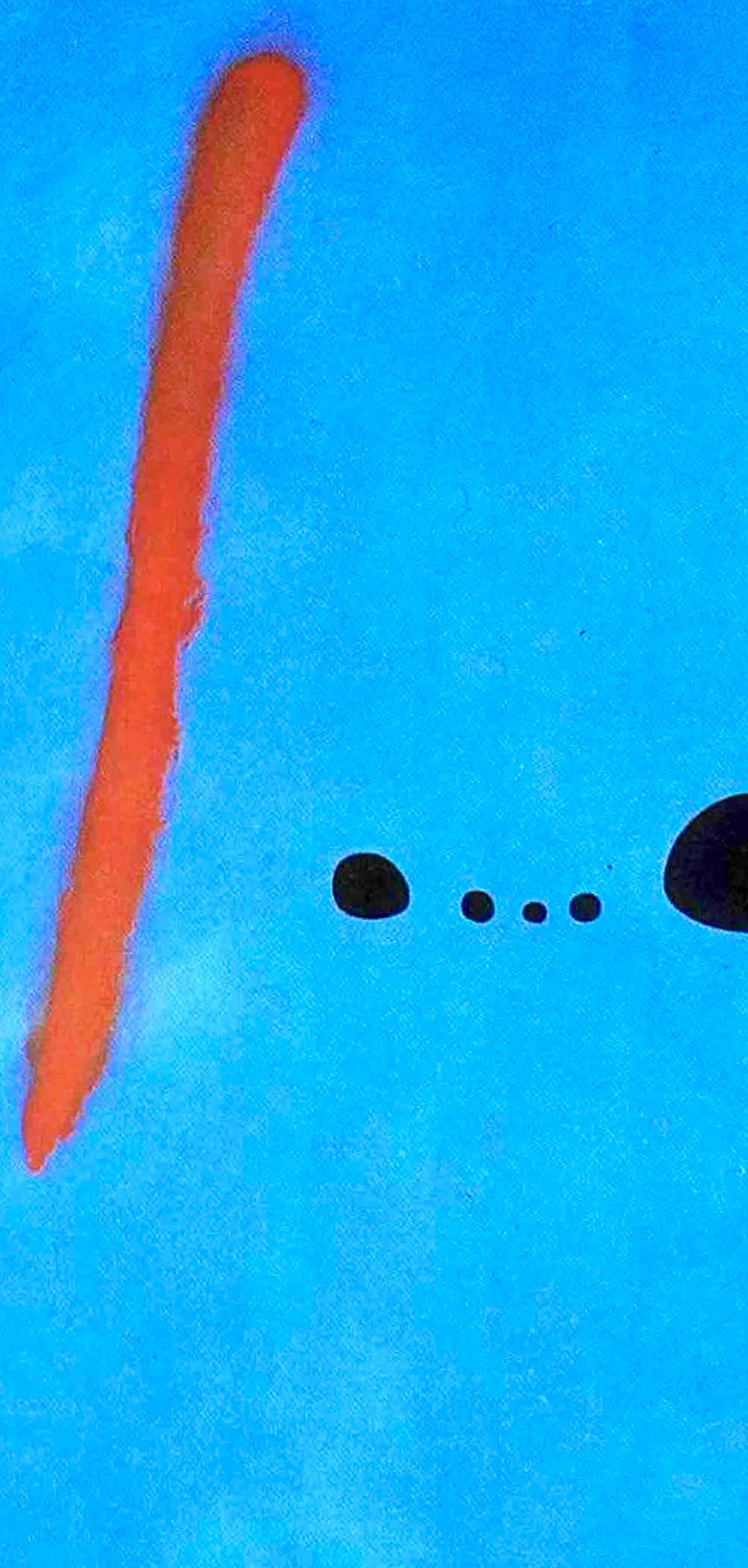 Miró, Bleu Il (Cramer 69; Dupin 292; Mourlot 286-294) (después) - Abstract Print Azul de Joan Miró