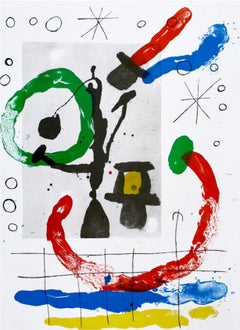 Miró, Komposition, Derrière le miroir (nach)