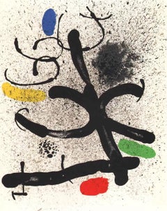 Miró, Komposition, Derrière le miroir (nach)