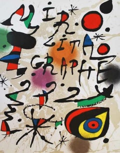 Vintage Miro, Composition, 1977 (after)