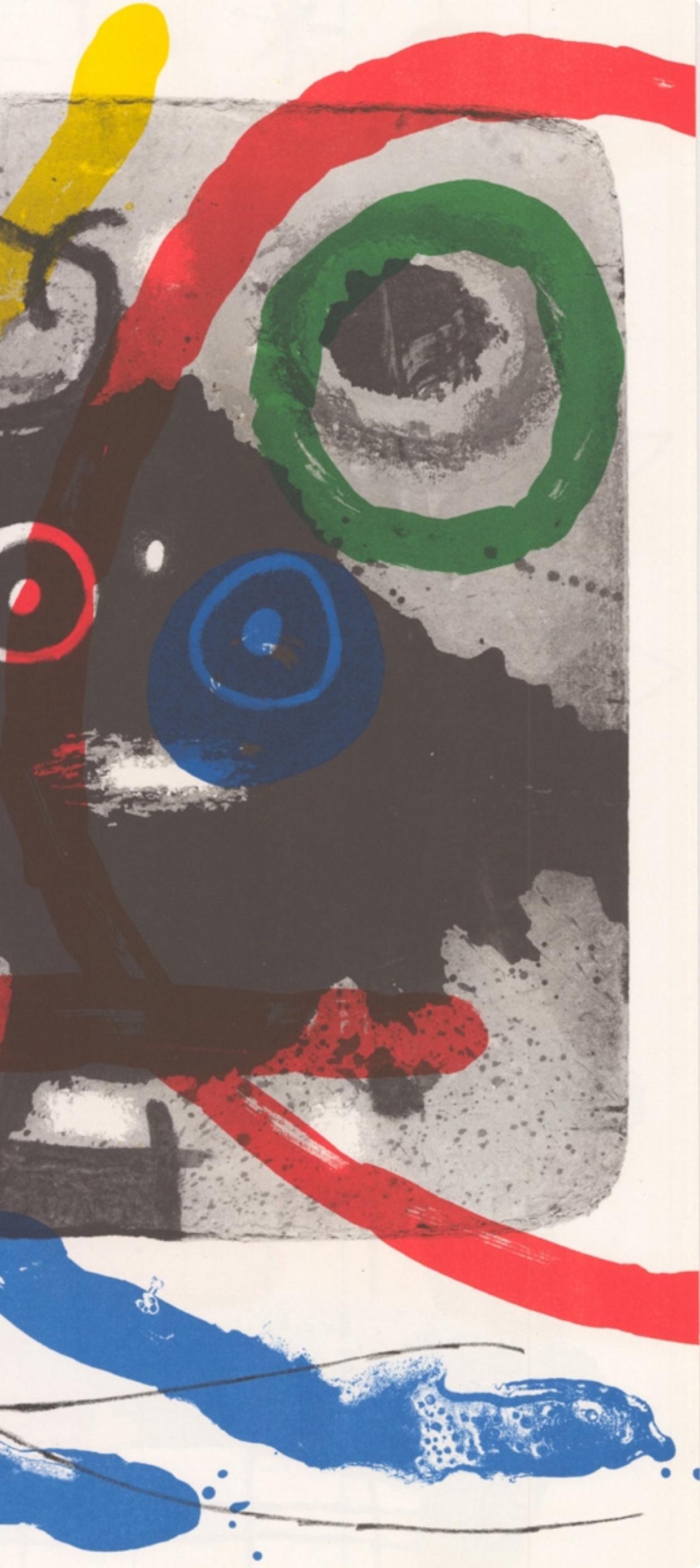 Miró, Composition (Cramer 102; Mourlot 428-449), Derrière le miroir (after) - Print by Joan Miró