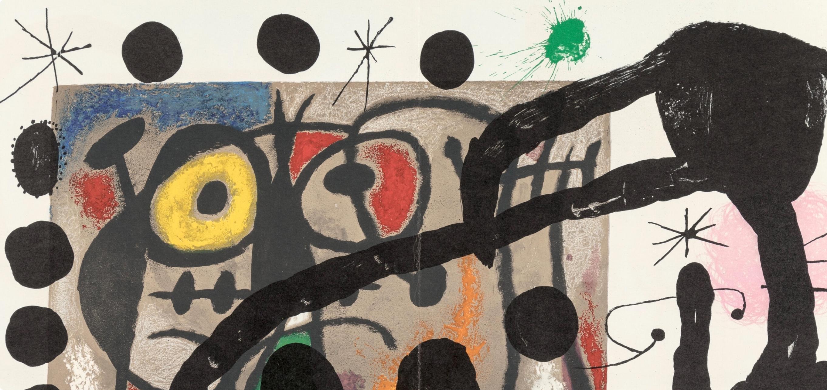 Miró, Composition (Cramer 102; Mourlot 428-449), Derrière le miroir (after) - Surrealist Print by Joan Miró