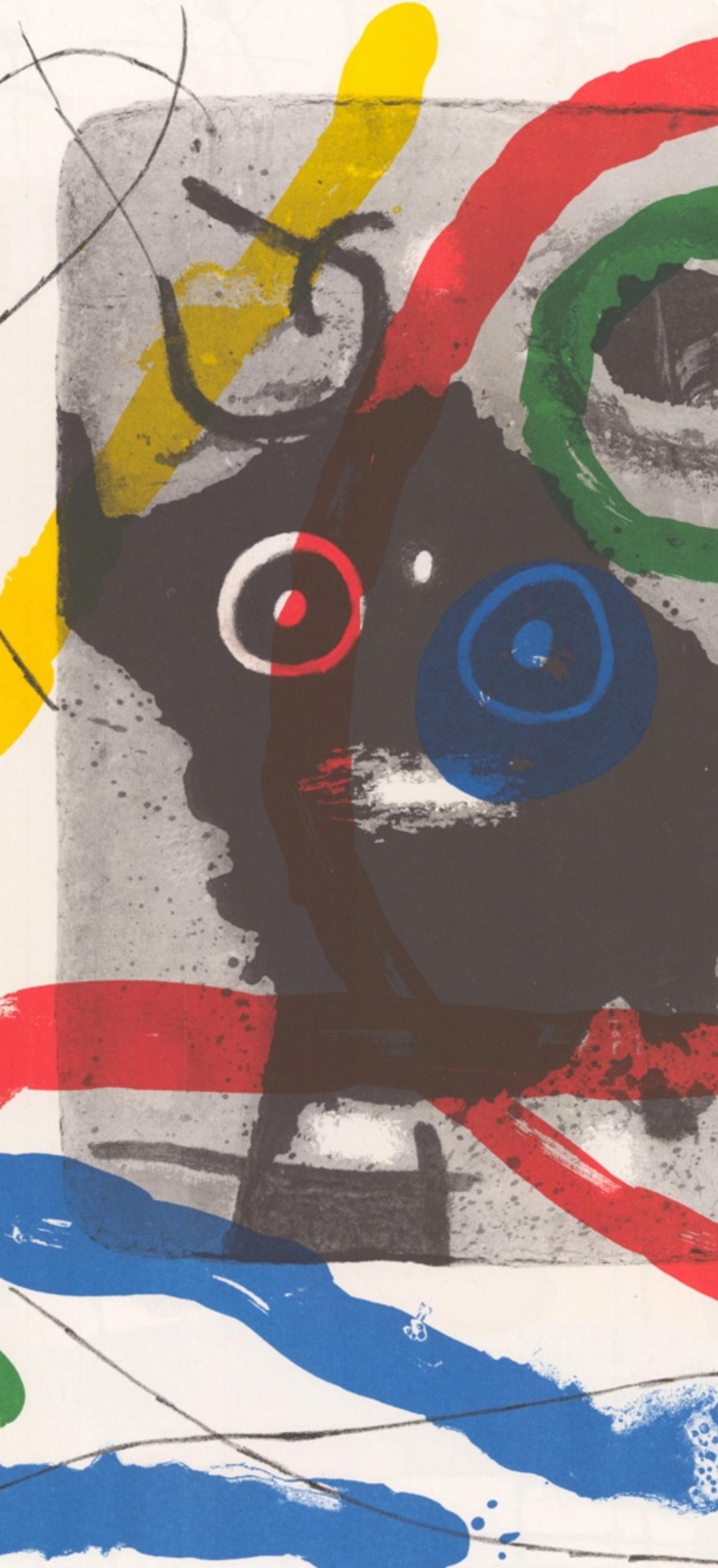 Miró, Composition (Cramer 102; Mourlot 428-449), Derrière le miroir (after) - Surrealist Print by Joan Miró
