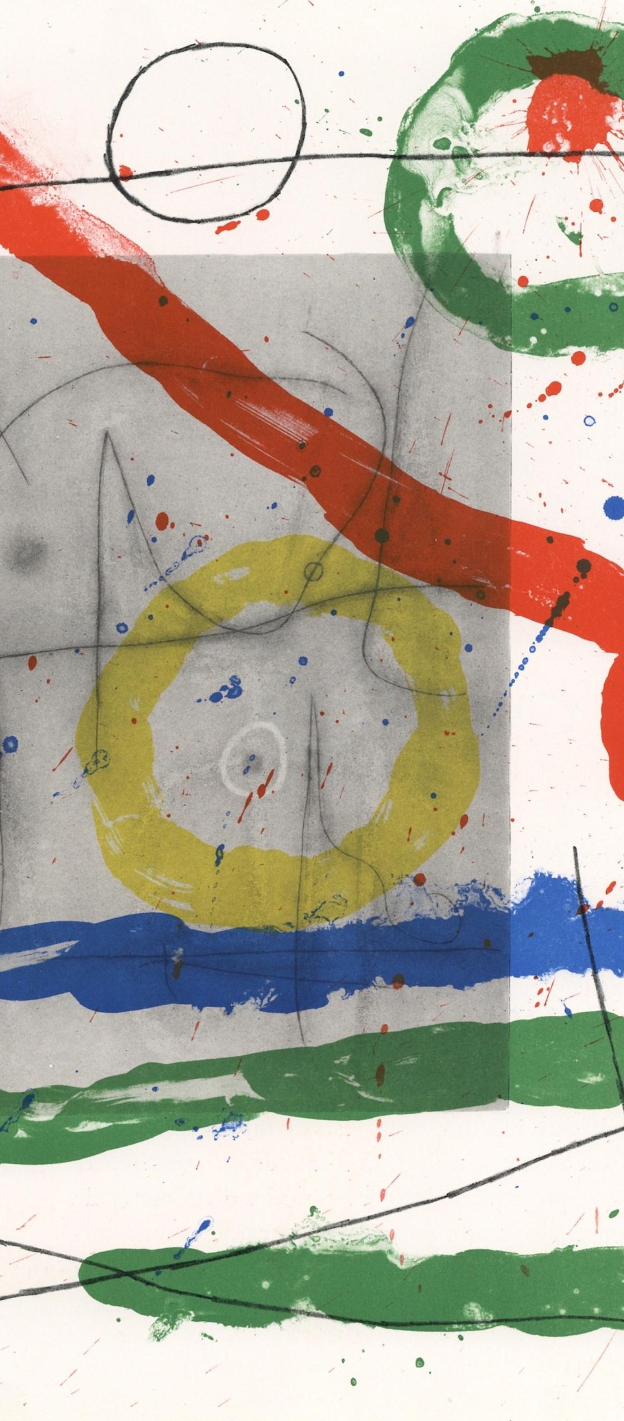 Miró, Composition (Cramer 102; Mourlot 428-449), Derrière le miroir (after) - Surrealist Print by Joan Miró