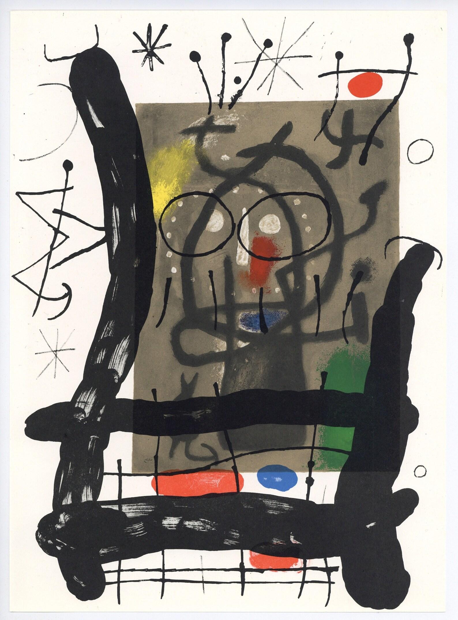 Lithograph on vélin paper. Paper Size: 15 x 11 inches. Inscription: Unsigned and unnumbered. Notes: From the folio, Derrière le miroir, N° 151-152, 1965. Published by Aimé Maeght, Éditeur, Paris; printed by Éditions Pierre à Feu, Galerie Maeght,