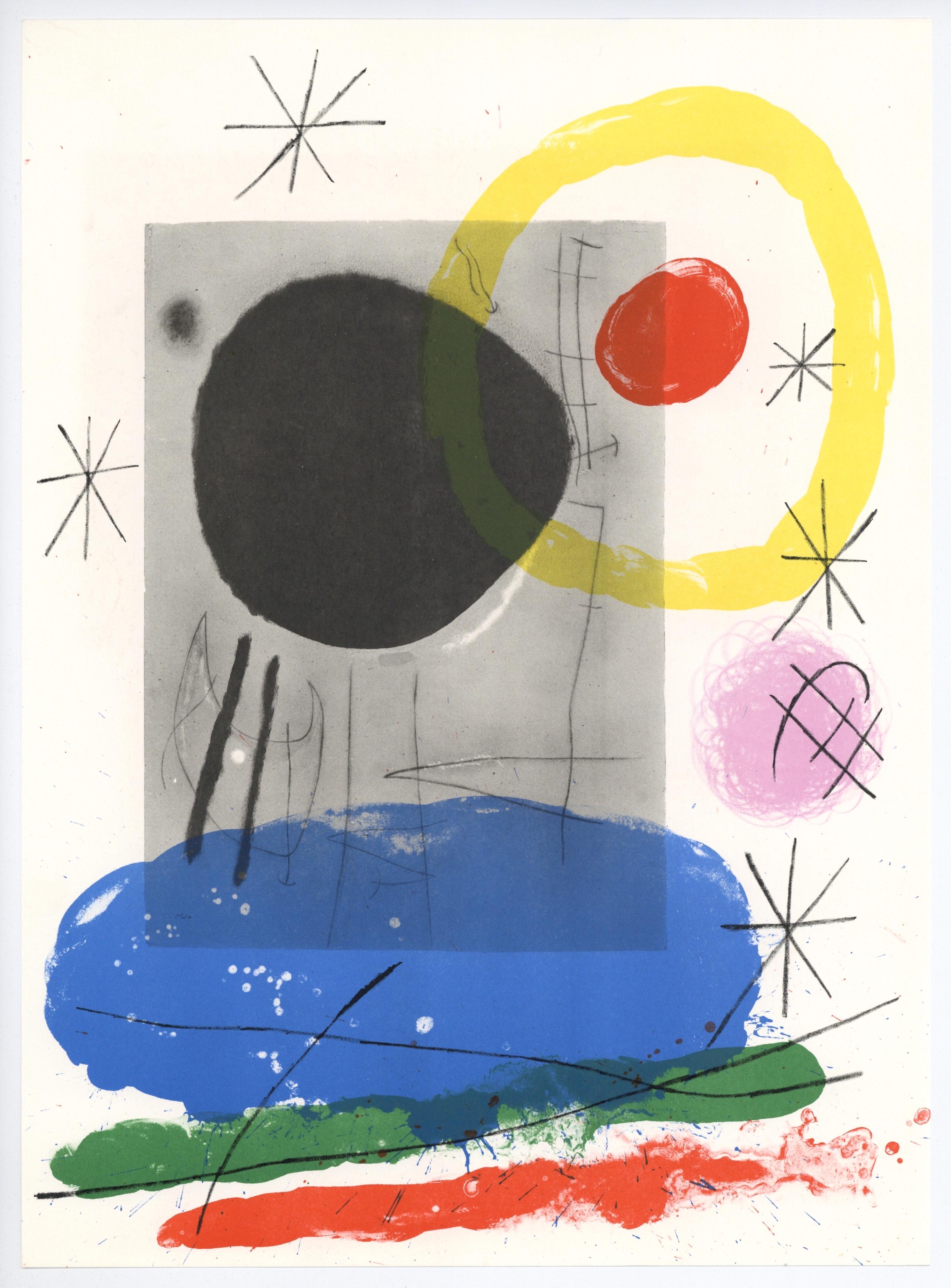 Lithograph on vélin paper. Paper Size: 15 x 11 inches. Inscription: Unsigned and unnumbered. Notes: From the folio, Derrière le miroir, N° 151-152, 1965. Published by Aimé Maeght, Éditeur, Paris; printed by Éditions Pierre à Feu, Galerie Maeght,