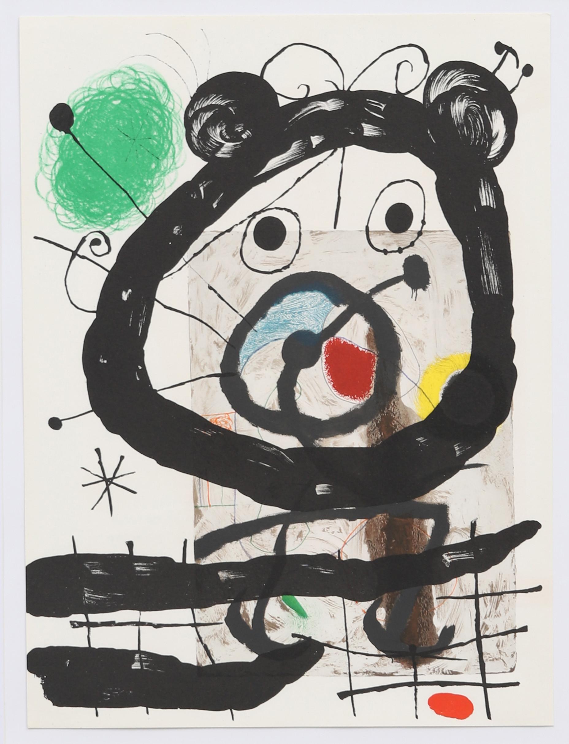 Lithograph on vélin paper. Paper Size: 15 x 11 inches. Inscription: Unsigned and unnumbered. Notes: From the folio, Derrière le miroir, N° 151-152, 1965. Published by Aimé Maeght, Éditeur, Paris; printed by Éditions Pierre à Feu, Galerie Maeght,