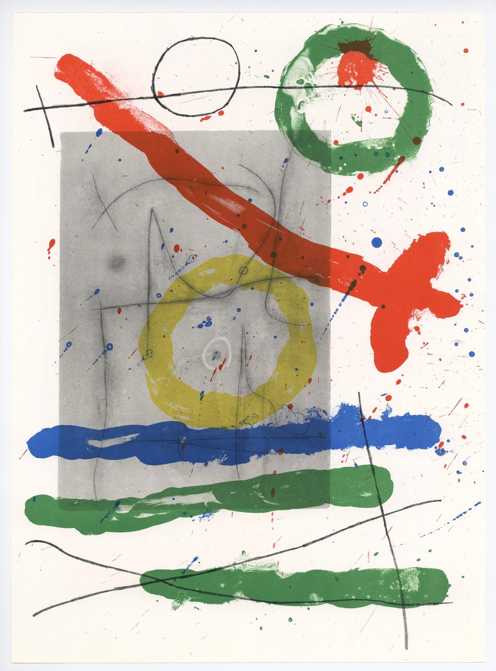 Lithograph on vélin paper. Paper Size: 15 x 11 inches. Inscription: Unsigned and unnumbered. Notes: From the folio, Derrière le miroir, N° 151-152, 1965. Published by Aimé Maeght, Éditeur, Paris; printed by Éditions Pierre à Feu, Galerie Maeght,