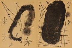 Miró, Composition (Cramer 102; Mourlot 428-449), Derrière le miroir (after)
