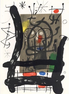 Miró, Composition (Cramer 102; Mourlot 428-449), Derrière le miroir (after)