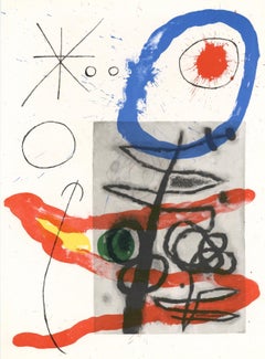 Miró, Composition (Cramer 102 ; Mourlot 428-449), Derrière le miroir (d'après)