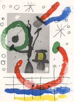Miró, Composition (Cramer 102 ; Mourlot 428-449), Derrière le miroir (d'après)
