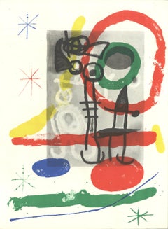 Miró, Composition (Cramer 102; Mourlot 428-449), Derrière le miroir (after)