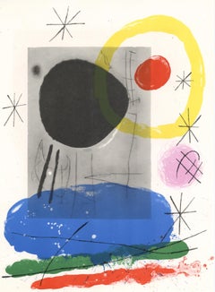Miró, Composition (Cramer 102 ; Mourlot 428-449), Derrière le miroir (d'après)