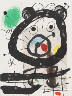 Miró, Komposition (Cramer 102; Mourlot 428-449), Derrière le miroir (nach)