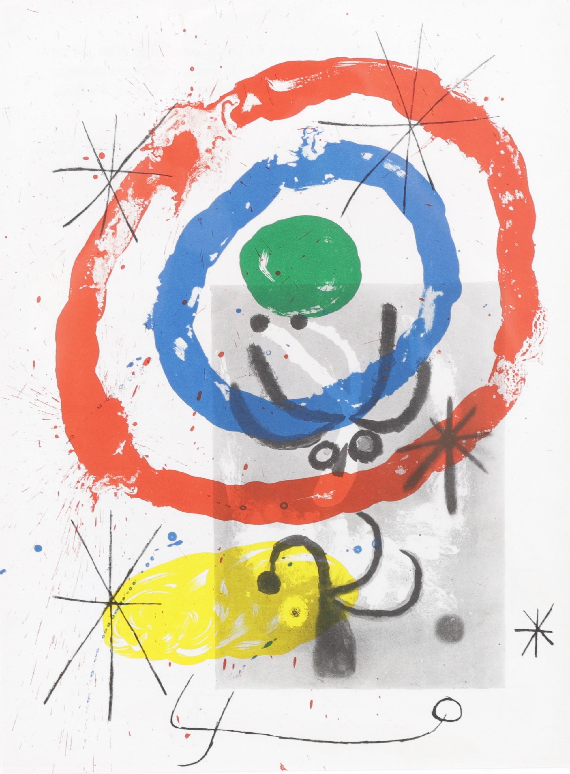 Miró, Composizione (Cramer 102; Mourlot 428-449), Derrière le miroir (dopo)