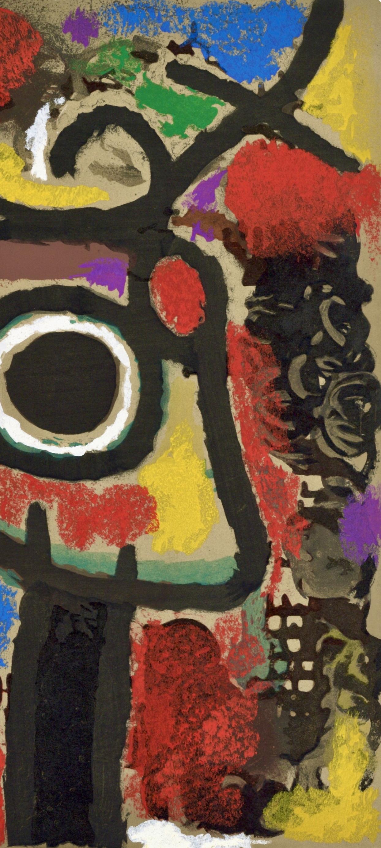 Miró, Composizione (Cramer 103; Mourlot 382-383), Miró Cartones 1956-1965 (dopo) - Print Surrealismo di Joan Miró