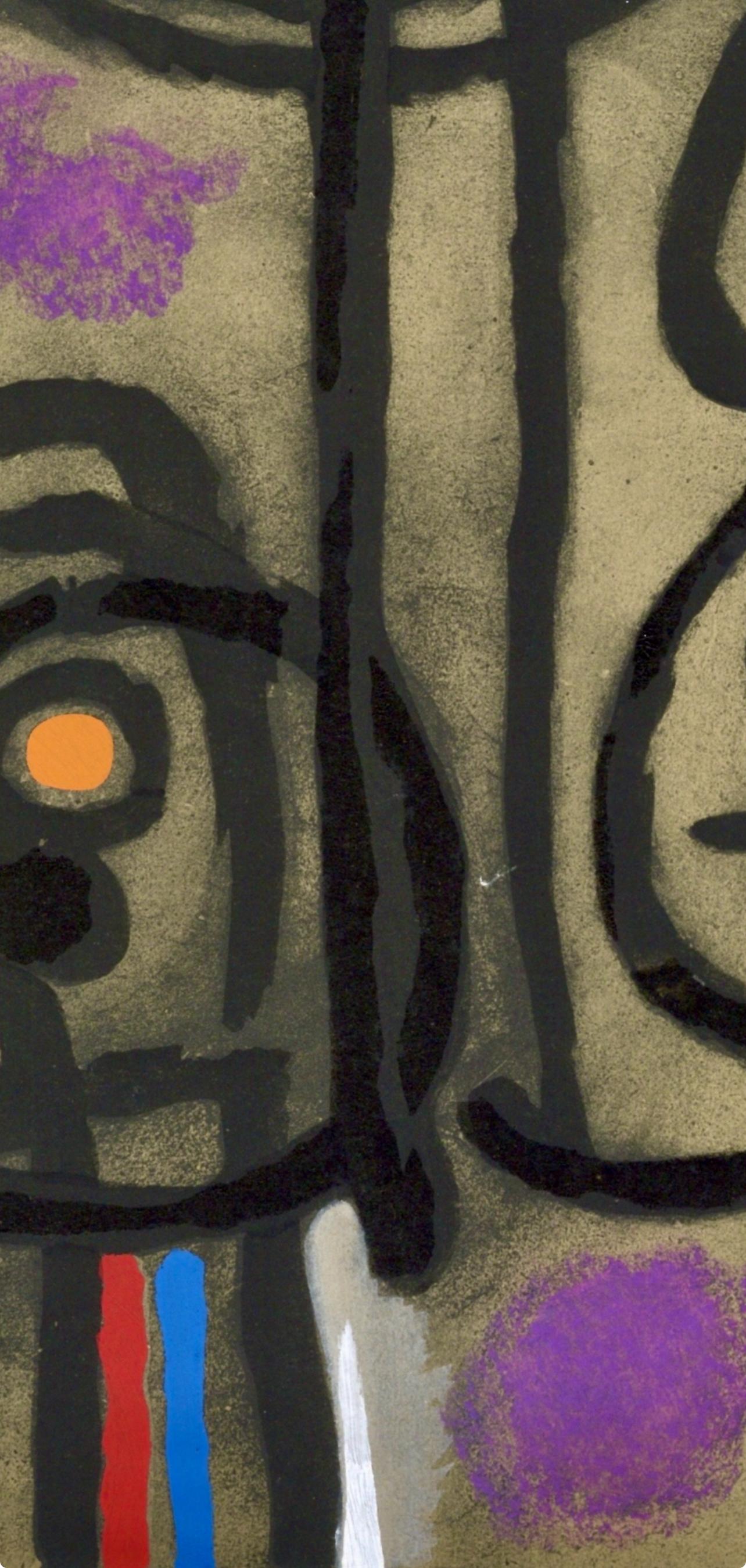 Litografía y estarcido sobre papel vélin. Inscripción: Sin firmar y sin numerar, tal como se emitió. Buen estado. Notas: Del álbum, Miró: Cartones, 1959-1965, octubre - noviembre de 1965, 1965. Publicado por la Galería Pierre Matisse, Nueva York;