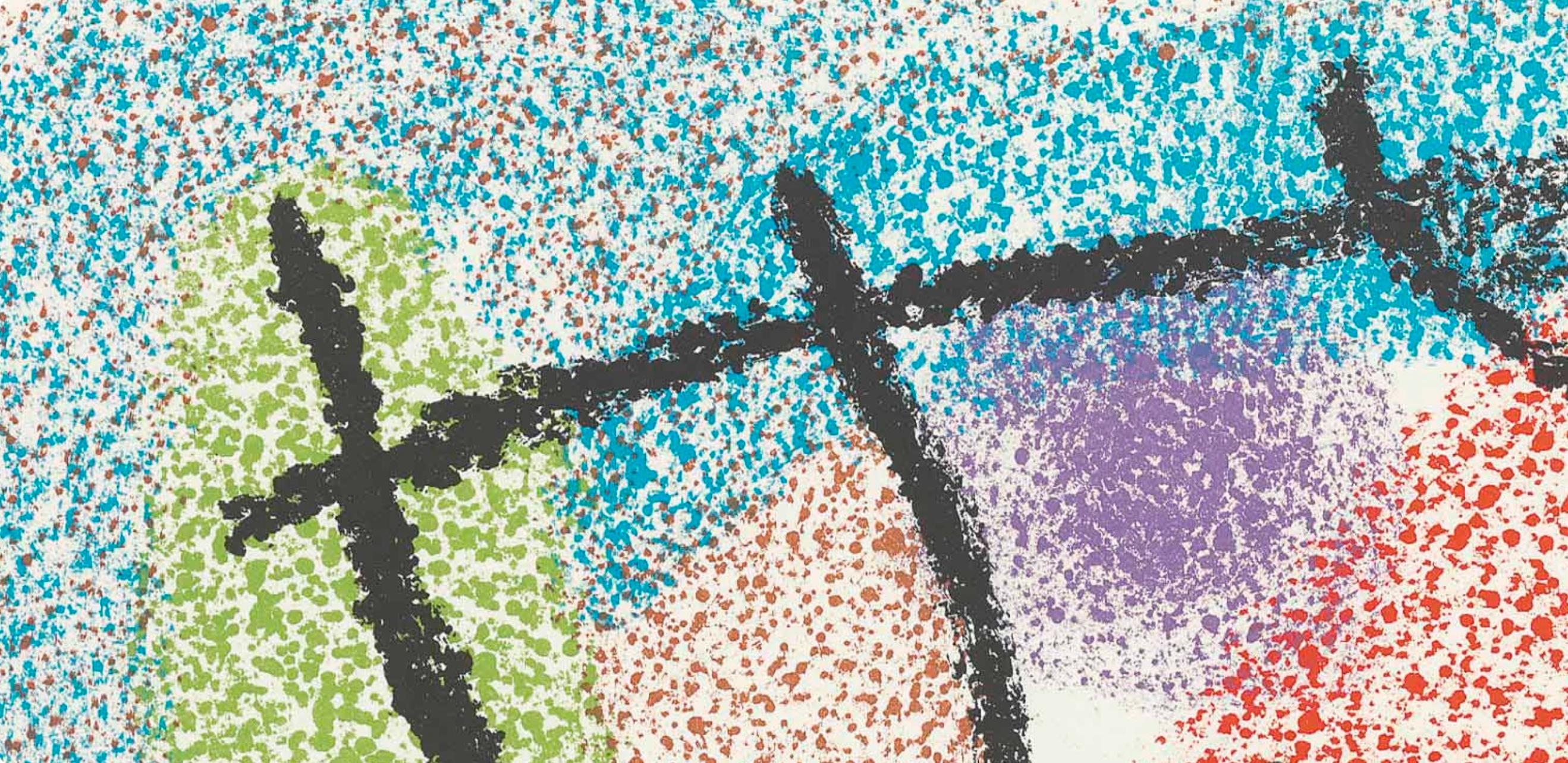 Miró, Composition (Cramer 103; Mourlot 382-383), Miró Cartones 1956-1965 (after) For Sale 3