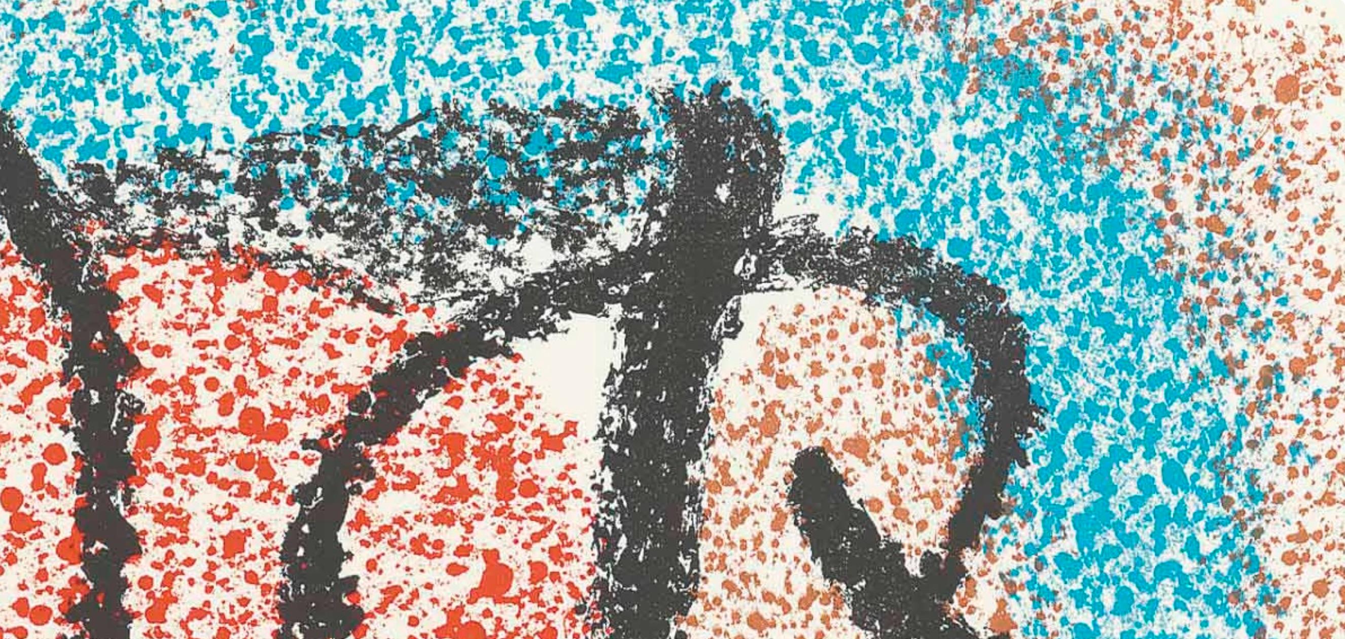 Miró, Composition (Cramer 103; Mourlot 382-383), Miró Cartones 1956-1965 (after) For Sale 4