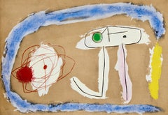 Miró, Composition (Cramer 103 ; Mourlot 382-383), Miró Cartones 1956-1965 (après)
