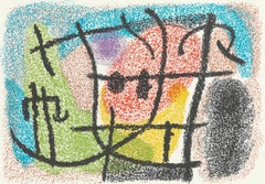 Miró, Composición (Cramer 103; Mourlot 382-383), Miró Cartones 1956-1965 (después)