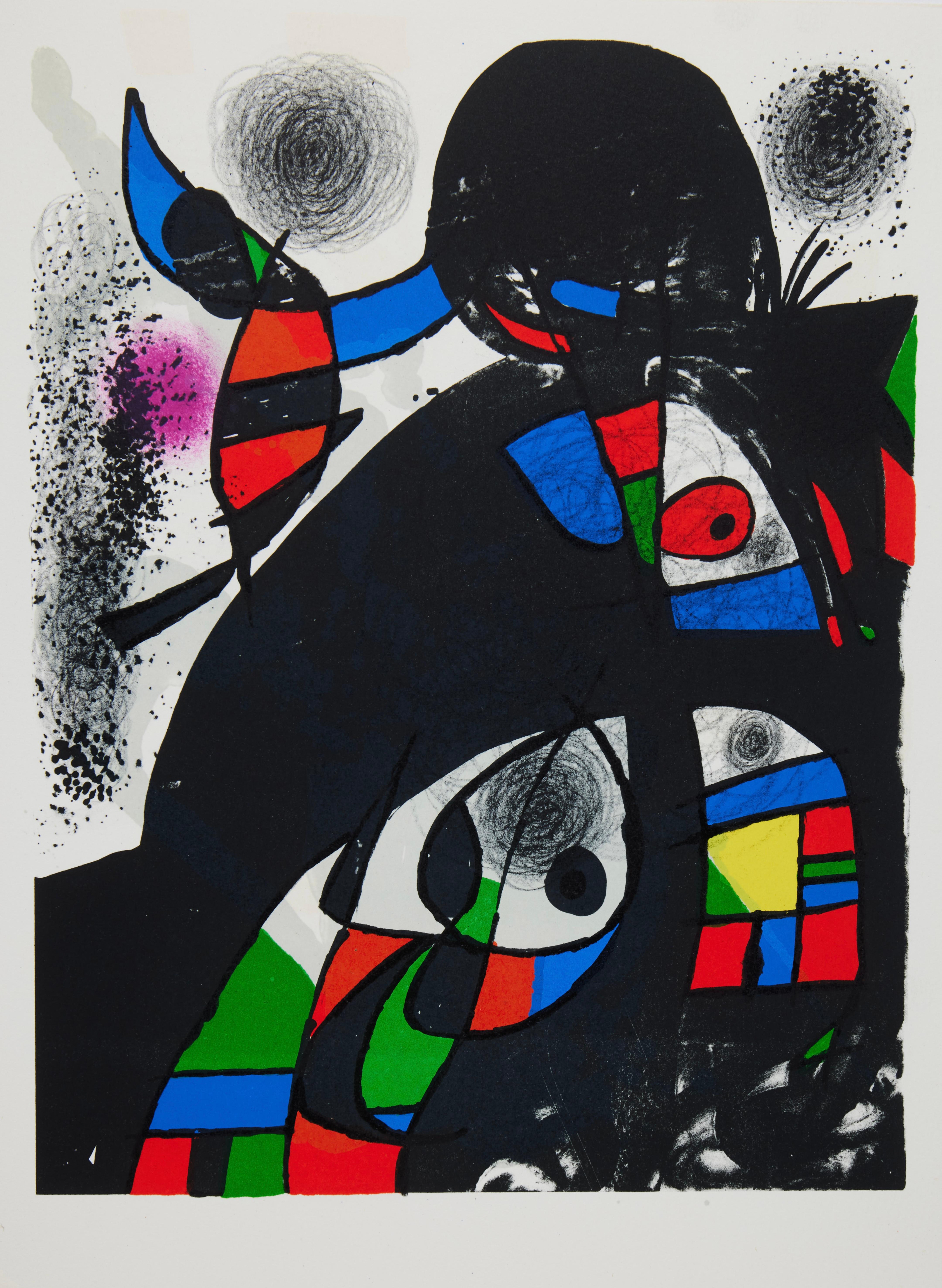 Miró, Composition (Cramer 1080), San Lazzaro et ses Amis, XXe Siècle (after) For Sale 3