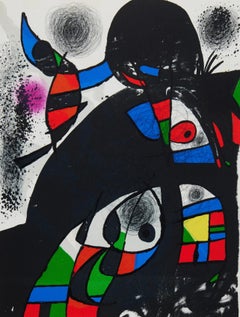 Miró, Composition (Cramer 1080), San Lazzaro et ses Amis, XXe Siècle (after)
