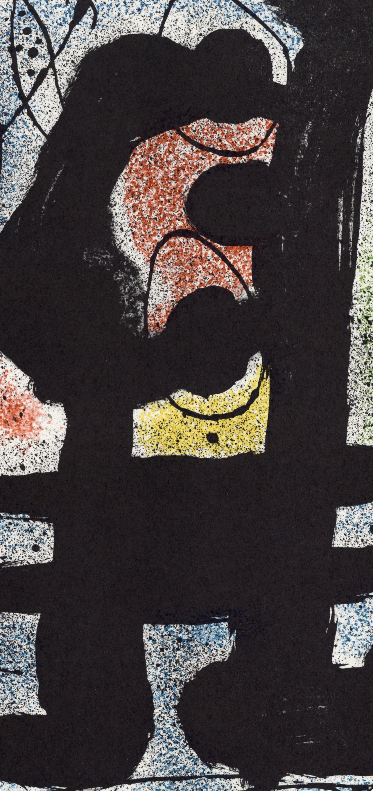 Miró, Composition (Cramer 112; Mourlot 439-442), Derrière le miroir (after) - Print by Joan Miró