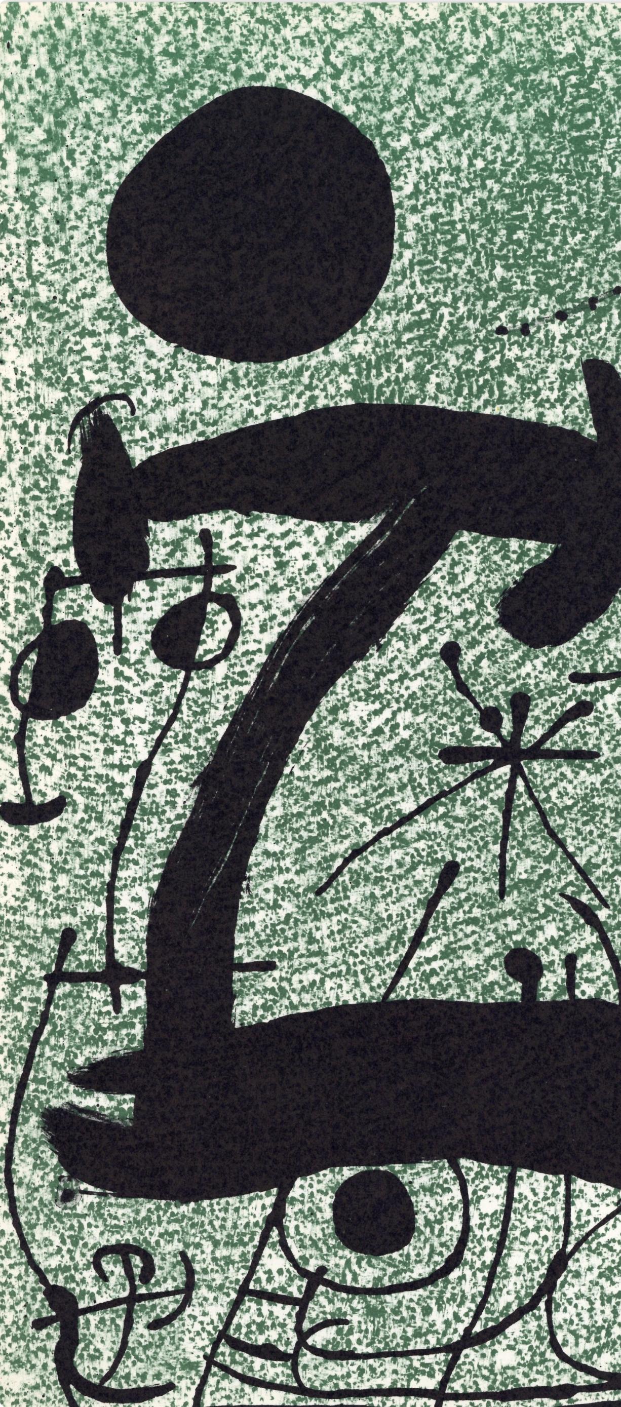 Miró, Komposition (Cramer 112; Mourlot 439-442), Derrière le miroir (nach) – Print von Joan Miró
