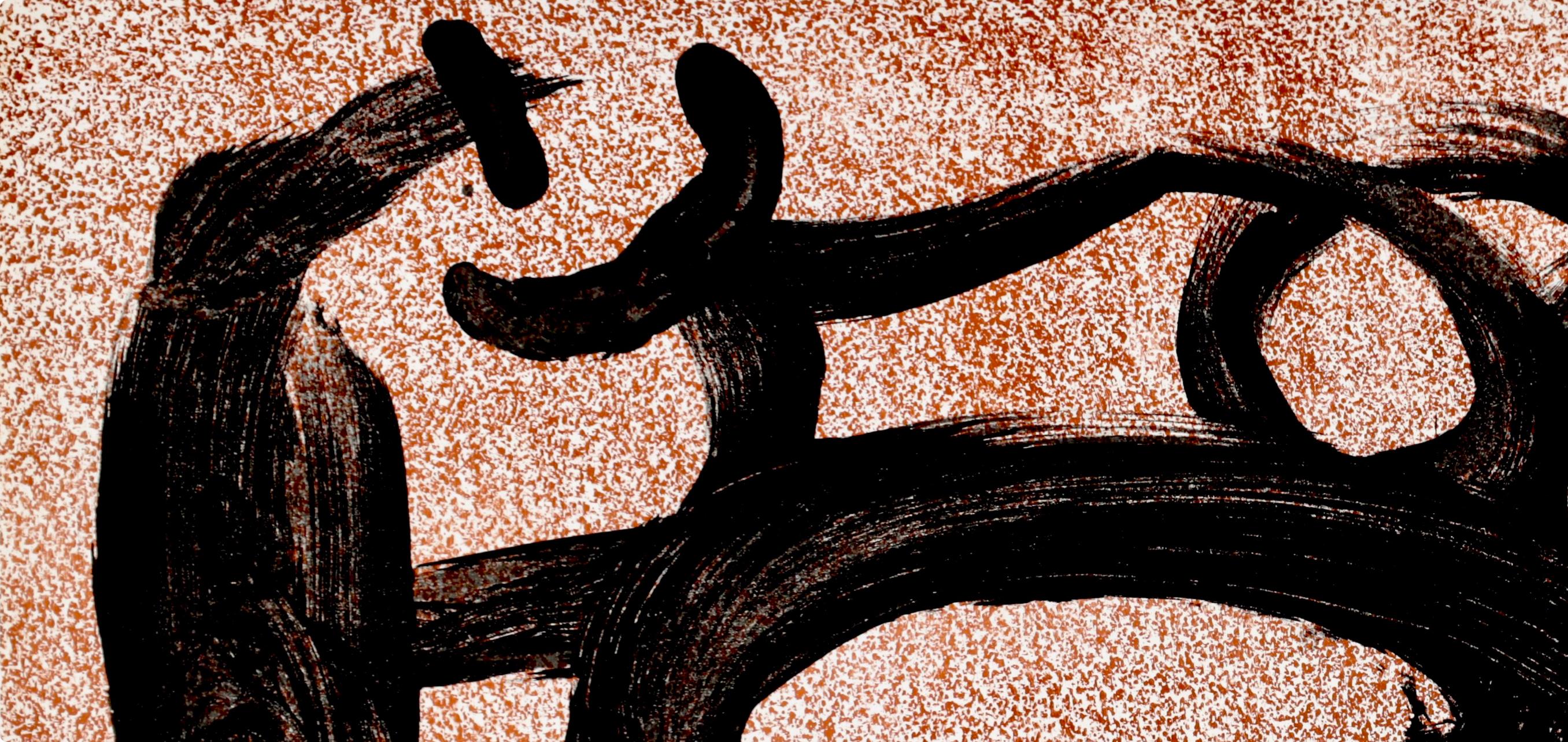 Miró, Composizione (Cramer 112; Mourlot 439-442), Derrière le miroir (dopo) - Print di Joan Miró