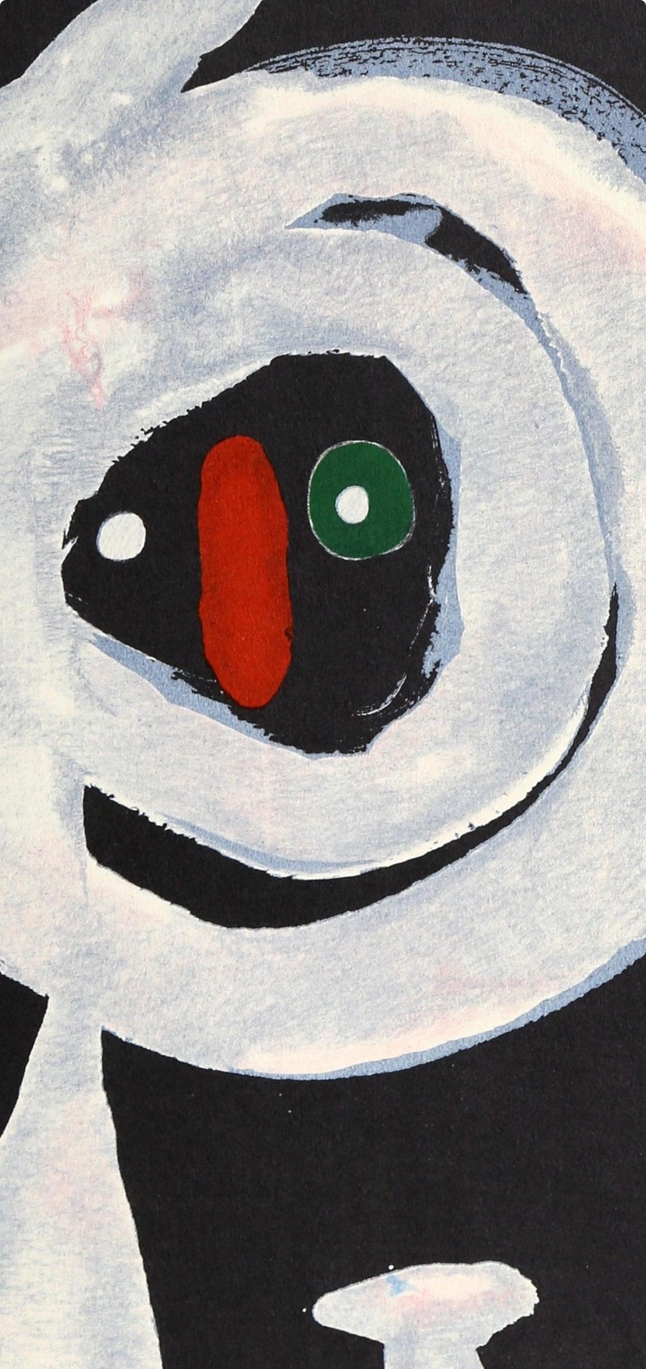 Miró, Composition (Cramer 112; Mourlot 439-442), Derrière le miroir (after) - Print by Joan Miró