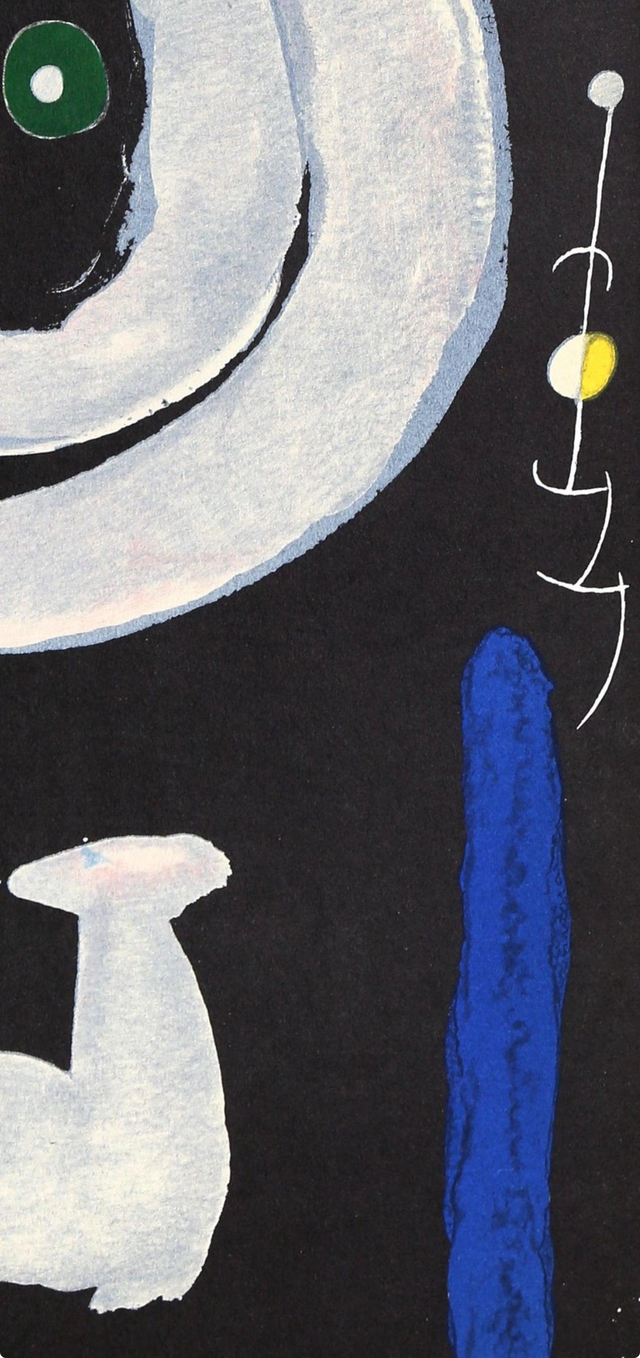 Miró, Composition (Cramer 112; Mourlot 439-442), Derrière le miroir (after) - Surrealist Print by Joan Miró