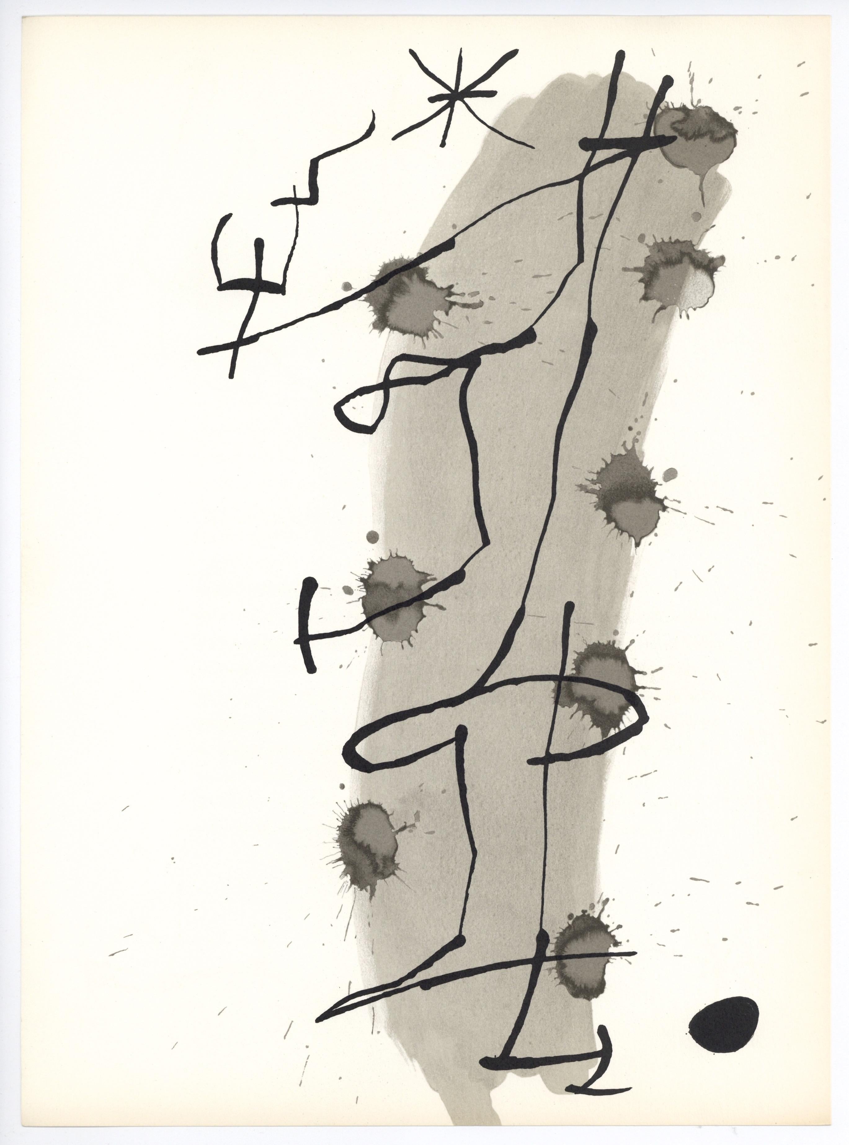 Lithographie auf Velinpapier. Beschriftung: Unsigniert und nicht nummeriert, wie ausgegeben. Guter Zustand. Anmerkungen: Aus dem Band, Derrière le miroir, N° 164-165, 1967. Herausgegeben von Aimé Maeght, Éditeur, Paris; gedruckt von Éditions Pierre